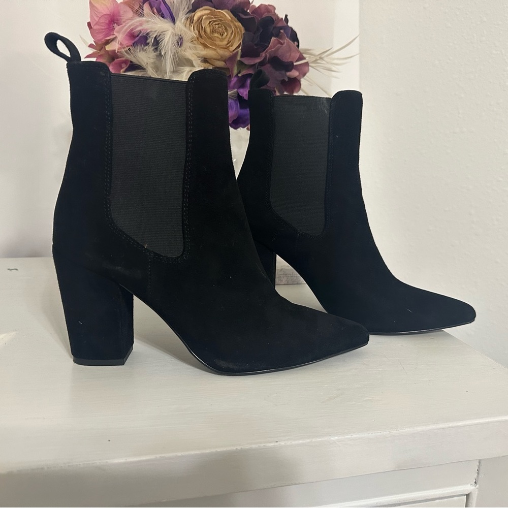 Steve Madden Black Ankle Boots